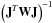 \hbox{$\left(\vect{J}^T \vect{W} \vect{J}\right)^{-1}$}