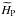 \hbox{$\widetilde{H}_{\rm P}$}