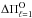 \hbox{$\Delta \Pi_{\ell= 1}^{\rm O}$}