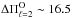 \hbox{$\Delta \Pi^{\rm O}_{\ell= 2} \sim 16.5$}