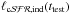 \hbox{$\ell_{\mathrm{c}\cal{SFR},\mathrm{ind}}(t_{\rm test})$}