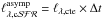 \hbox{$\ell^\mathrm{asymp}_{\lambda,\mathrm{c}{\cal{SFR}}} = \ell_{\lambda,\mathrm{cte}} \times \Delta t$}