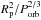 \hbox{$R_{\rm p}^2/P_{\rm orb}^{2/3}$}