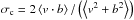 \hbox{$\sigma_{\rm c} = 2\left< v \cdot b\right>/\left(\left<v^2+b^2\right>\right)$}