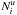 \hbox{$N_i^{u}$}