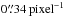\hbox{$0\farcs34\,\mathrm{pixel}^{-1}$}