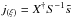 \hbox{$j_{(\xi)} = X^{\dagger} S^{-1} \tilde{s}$}