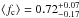 \hbox{$\langle f_{\rm c} \rangle=0.72^{+0.07}_{-0.17}$}