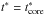 \hbox{$t^{*} = t^{*}_{\rm core}$}