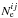 \hbox{$N_{\rm e}^{ij}$}
