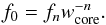\begin{equation} \label{f_0} f_0 = f_nw^{-n}_{\rm core}. \end{equation}