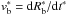 \hbox{$v^{*}_{\rm b} = {\rm d}R^{*}_{\rm b}/{\rm d}t^*$}