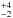 \hbox{$^{+4}_{-2}$}