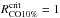 \hbox{$R^{\rm crit}_{\rm CO10\%}=1$}