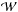 \hbox{${\cal W}$}