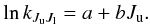 \appendix \setcounter{section}{4} \begin{eqnarray} \label{eq:low_jf_fit} \ln k_{J_{\rm u}J_{\rm l}} = a + b J_{\rm u}. \end{eqnarray}
