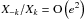 \hbox{$X_{-k}/X_k = \O{e^2}$}