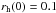 \hbox{$\rhi=0.1$}