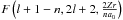 \hbox{$F\left(l+1-n,2l+2,\frac{2Zr}{na_0}\right)$}