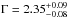 \hbox{$\Gamma=2.35_{-0.08}^{+0.09}$}