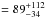 \hbox{$=89_{-34}^{+112}$}