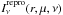 \hbox{$I_\nu^{\mathrm{repro}}(r,\mu,\nu)$}