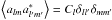 \hbox{$\left\langle a_{lm}a_{l'm'}^{*}\right\rangle =C_{l}\delta_{ll'}\delta_{mm'}$}