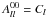 \hbox{$A_{ll}^{00} = C_l$}