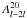 \hbox{$A_{l-2l}^{20}$}