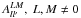 \hbox{$A_{ll'}^{LM},~ L,M \neq 0$}