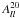 \hbox{$A^{20}_{ll}$}