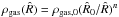 \hbox{$\rho_{\rm gas}({\hat R})= \rho_{\rm gas,0}({\hat R}_0/{\hat R})^n$}