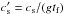 \hbox{$c_{\rm s}' = c_{\rm s}/(gt_{\rm f})$}