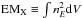 \hbox{${\rm EM_X} \equiv \int n_E^2 {\rm d}V$}