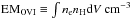 \hbox{${\rm EM_{OVI}} \equiv \int n_{\rm e} n_{\rm H} {\rm d}V ~ {\rm cm}^{-3}$}