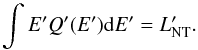 \appendix \setcounter{section}{2} \begin{equation} \int E'Q'(E'){\rm d}E'=L'_{\rm NT}. \end{equation}