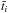 \hbox{$\bar{t}_i$}