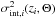 \hbox{$\sigma_{{\rm int},i}^2(z_i, \Theta)$}
