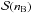 \hbox{$\mathcal{S}(n_{\mathrm{B}})$}