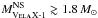 \hbox{$M^\text{NS}_{\textsc{Vela\,X-1}} \gtrsim 1.8 \, M_{\odot}$}