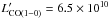 \hbox{$L^{\prime}_{\rm CO(1-0)}=6.5\times 10^{10}$}