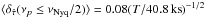 \hbox{$\langle\delta_{\hat{\tau}}(\nu_p\le\nu_{\mathrm{Nyq}}/2)\rangle=0.08(T/40.8\,\mathrm{ks})^{-1/2}$}