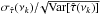 \hbox{$\sigma_{\hat{\tau}}(\nu_k)/\!\sqrt{\mathrm{Var}[\hat{\tau}(\nu_k)]}$}