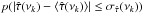 \hbox{$p(|\hat{\tau}(\nu_k)-\langle\hat{\tau}(\nu_k)\rangle|\le\sigma_{\hat{\tau}}(\nu_k))$}