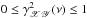 \hbox{$0\le\gamma^2_{\mathscr{XY}}(\nu)\le1$}