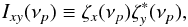 \begin{equation} I_{xy}(\nu_p)\equiv\zeta_x(\nu_p)\zeta_y^{*}(\nu_p), \label{eq10} \end{equation}