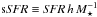 \hbox{$\mathrm{s}{\it SFR} \equiv {\it SFR}\,h\,{M}_\star^{-1}$}