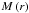 \hbox{$M\left(r\right)$}