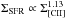 \hbox{$\Sigma_{\rm SFR}\propto \Sigma_{\rm [CII]}^{1.13}$}