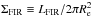 \hbox{$ \Sigma_{\rm FIR}\equiv L_{\rm FIR}/2\pi R_{\rm e}^2 $}